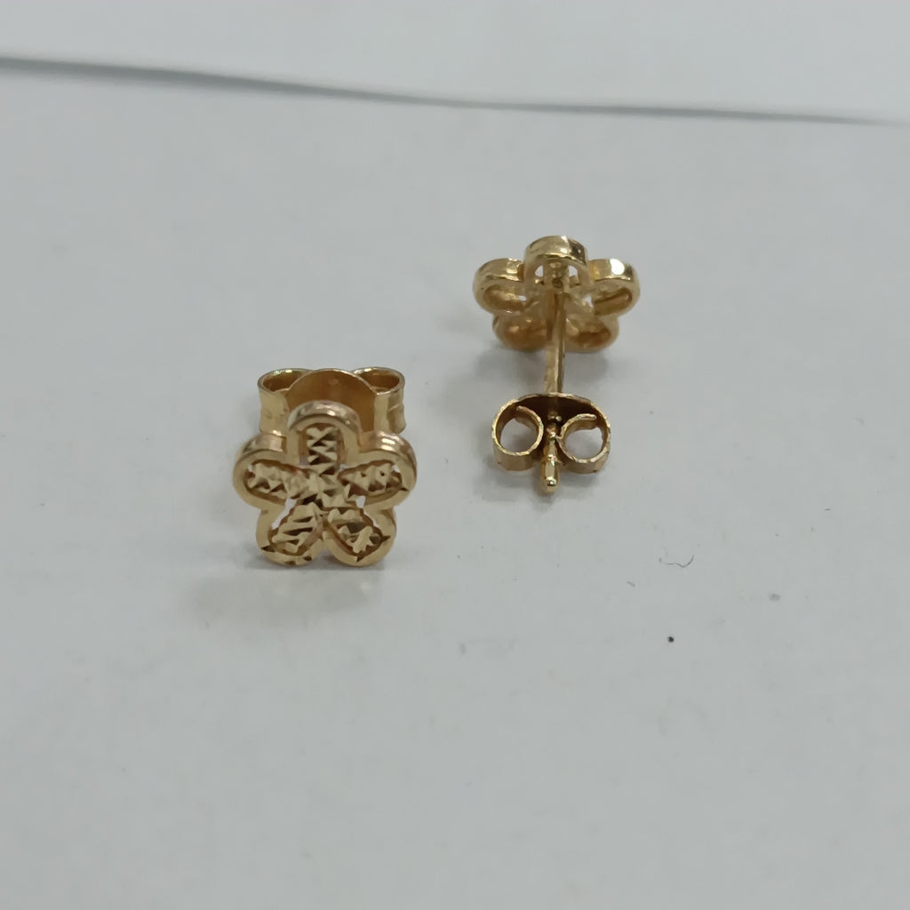 BROQUELES PAR ORO 14 K 1,00 GRMS (SEMINUEVO)