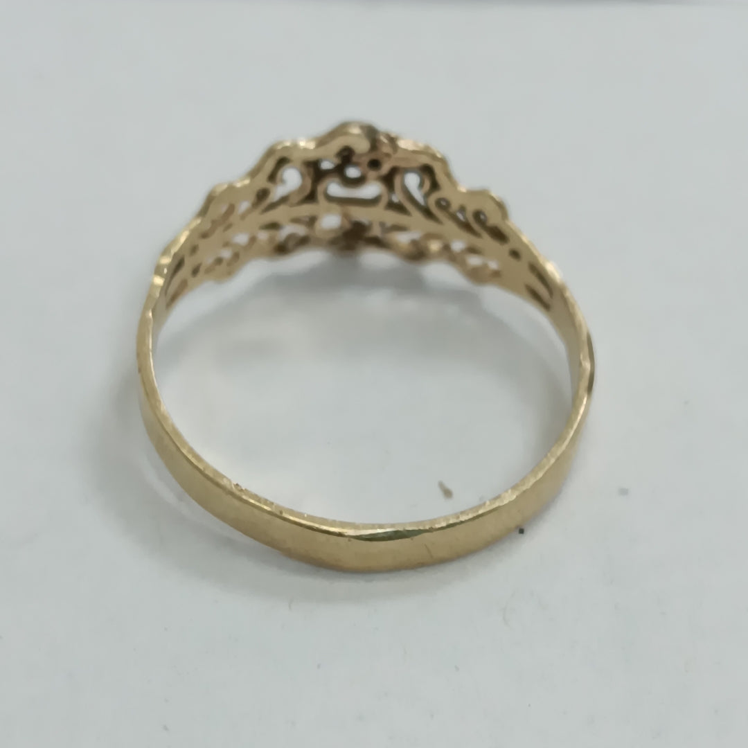 ANILLO ORO 14 K 1.4 GRMS (SEMINUEVO)