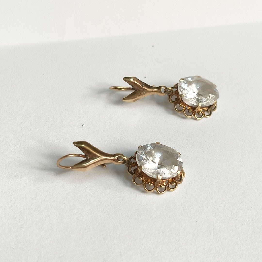 ARETES PAR ORO 8 K 5,70 GRMS (SEMINUEVO)
