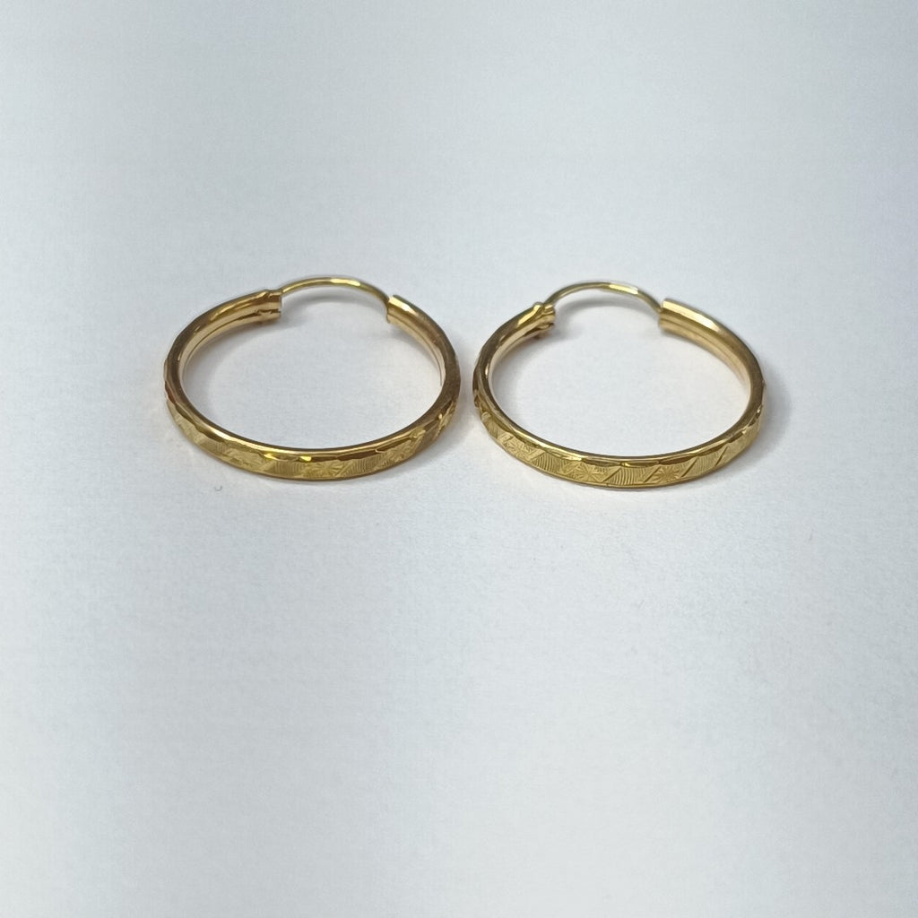 ARRACADAS PAR ORO 10 K 1.7 GRMS (SEMINUEVO)