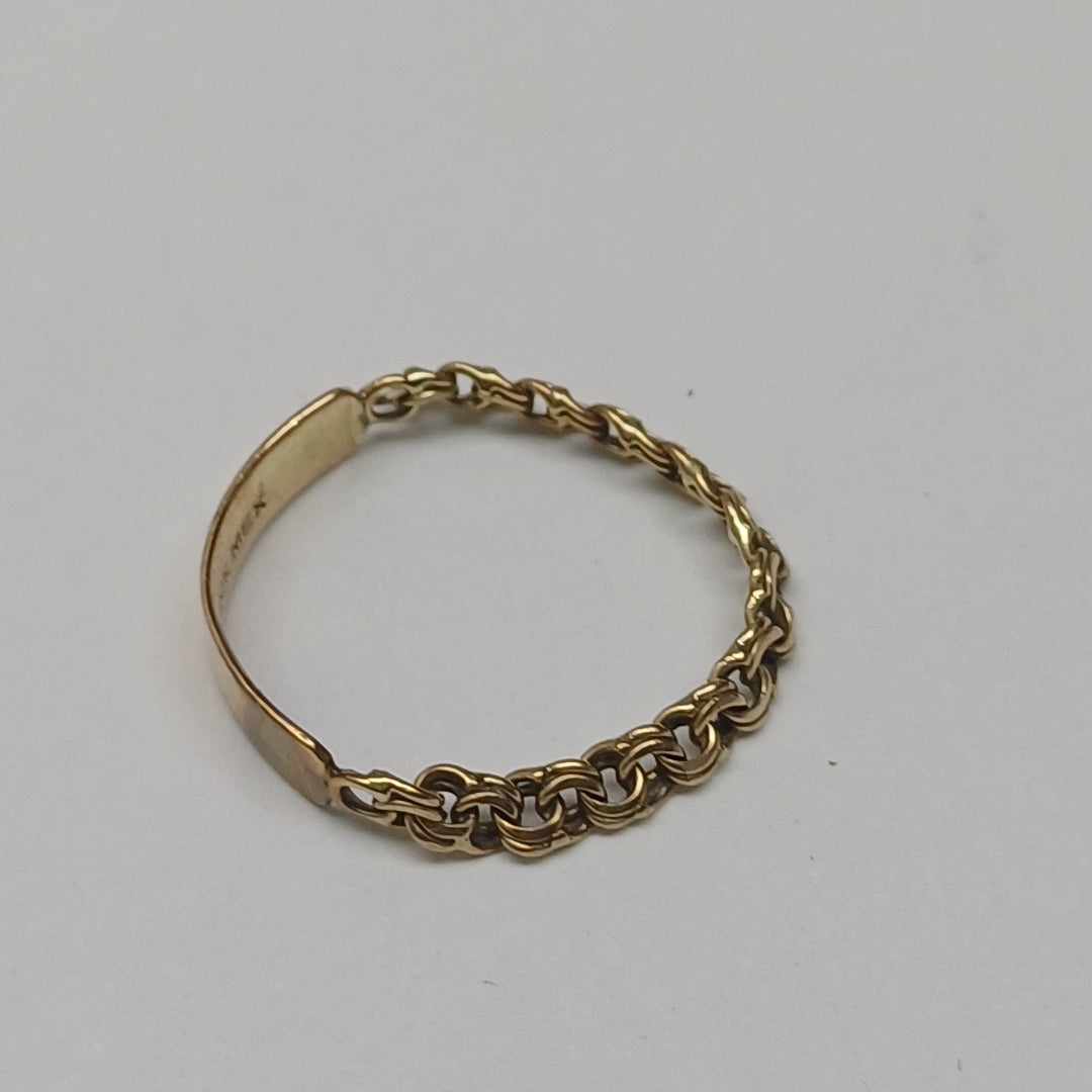 ANILLITO ORO 10 K 1,30 GRMS (SEMINUEVO)