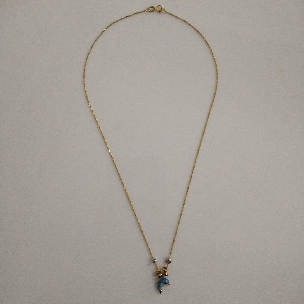 COLLAR ORO 14 K 1.3 GRMS (SEMINUEVO)