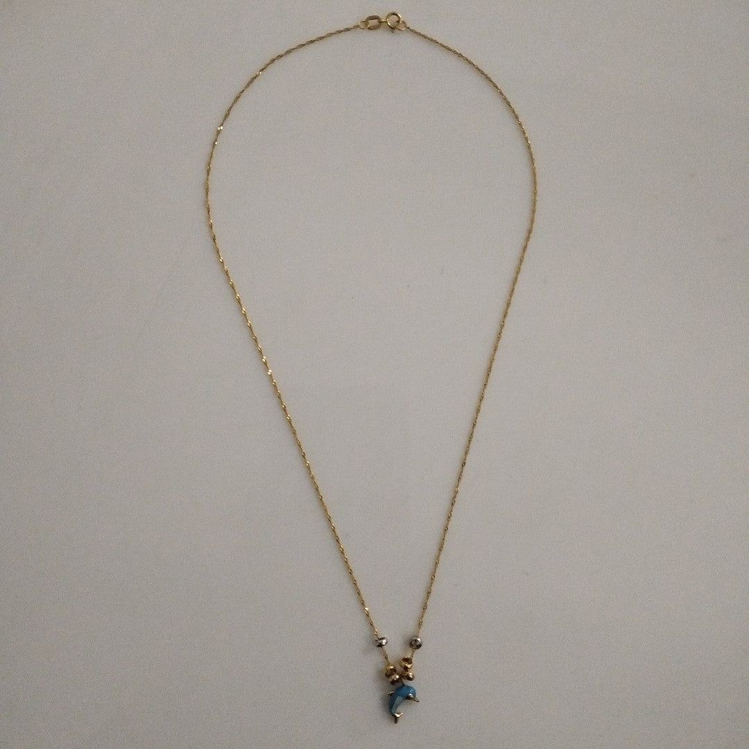 COLLAR ORO 14 K 1.3 GRMS (SEMINUEVO)