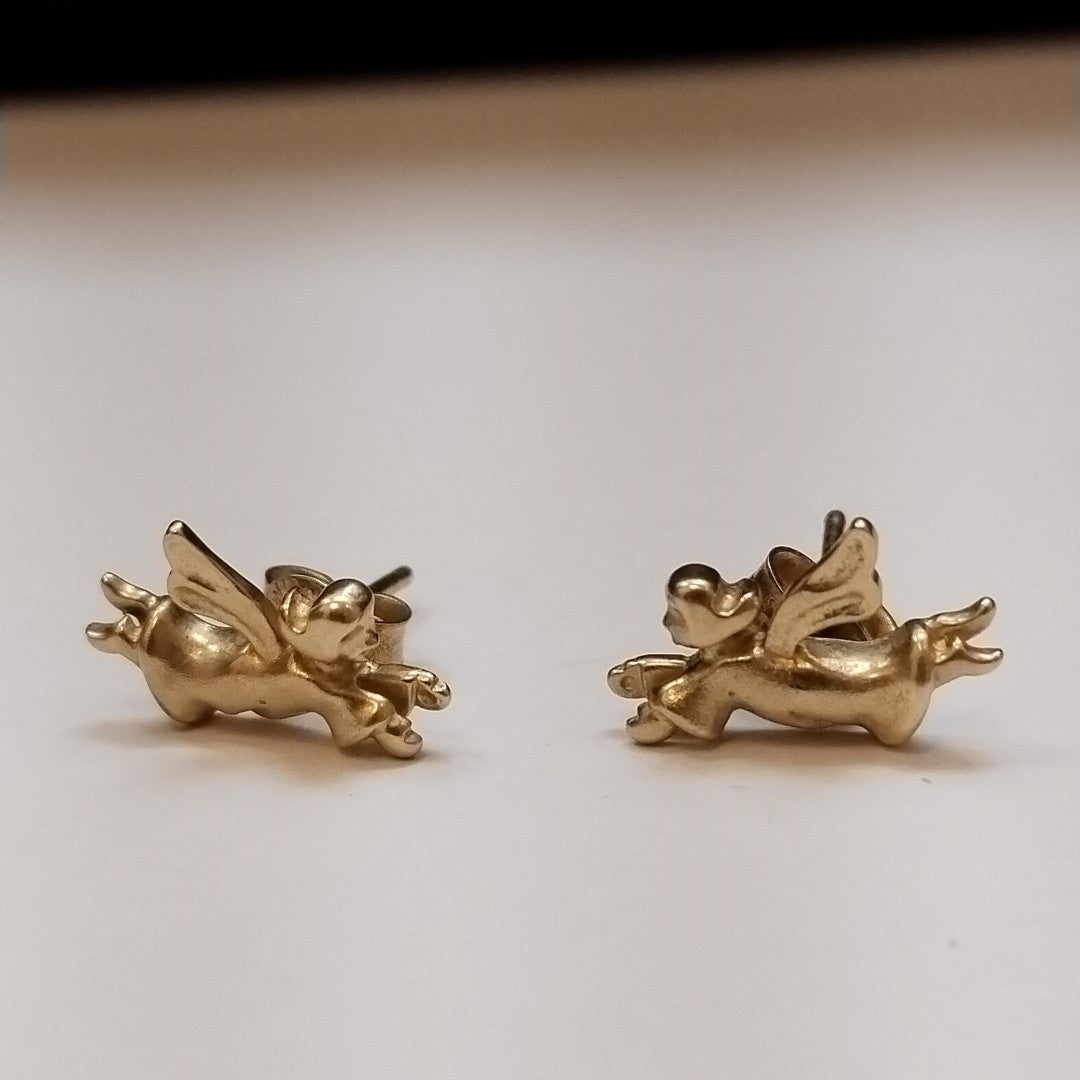 ARETES PAR ORO 14 K 1.9 GRMS (SEMINUEVO)