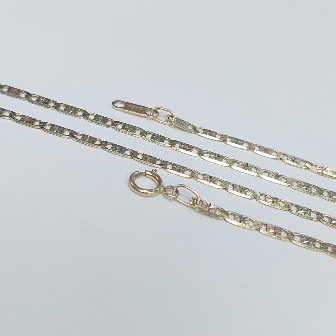 CADENA ORO, ORO COMBINADO 14 K 5 GRMS (SEMINUEVO)