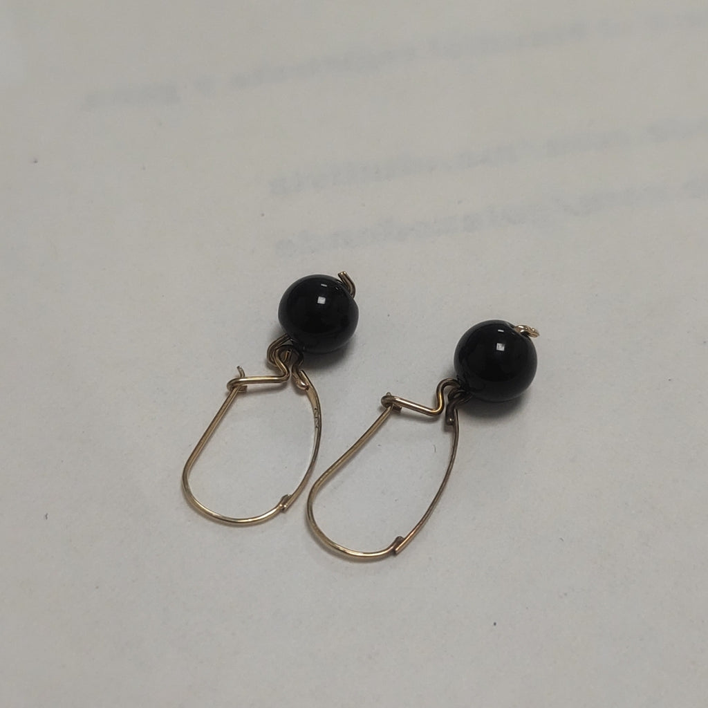 ARETES PAR ORO 14 K 1 GRMS (SEMINUEVO)