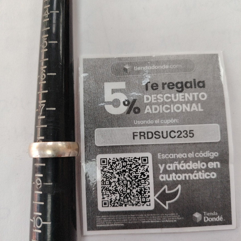 ARGOLLA ORO BLANCO 14 K 4,10 GRMS (SEMINUEVO)