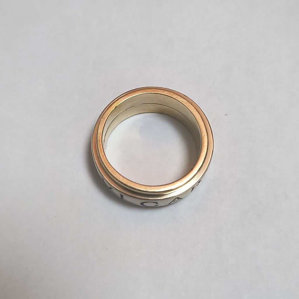 ANILLO ORO BLANCO 14 K 14,20 GRMS (SEMINUEVO)