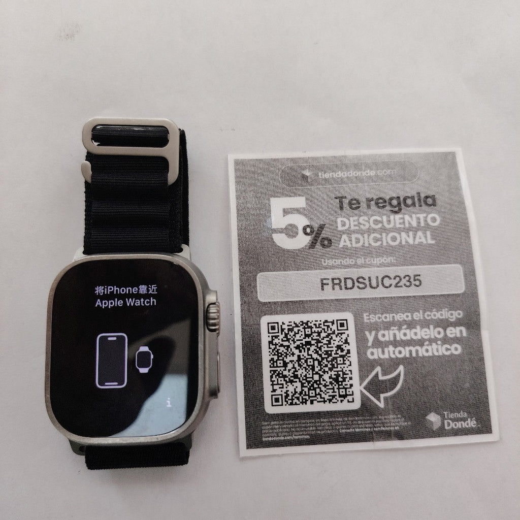 SMARTWATCH APPLE ULTRA TITANIO A2622 49 MM GPS + CELULAR (SEMINUEVO)