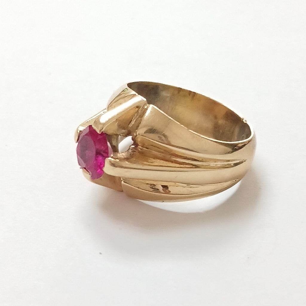 ANILLO ORO 14 K 12.6 GRMS (SEMINUEVO)