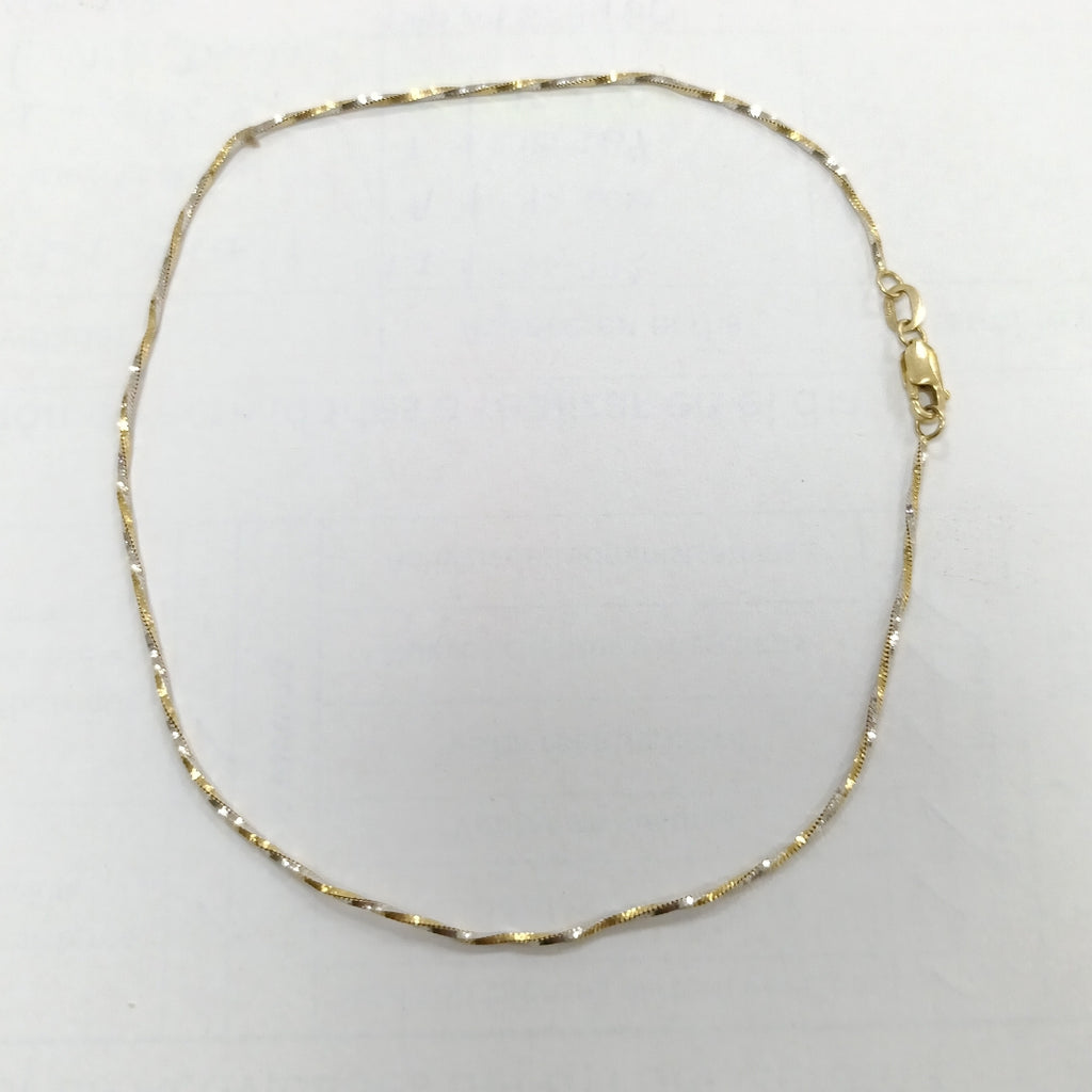 PULSERA ORO,ORO BLANCO 14 K 2,10 GRMS (SEMINUEVO)