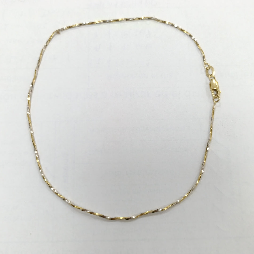 PULSERA ORO,ORO BLANCO 14 K 2,10 GRMS (SEMINUEVO)