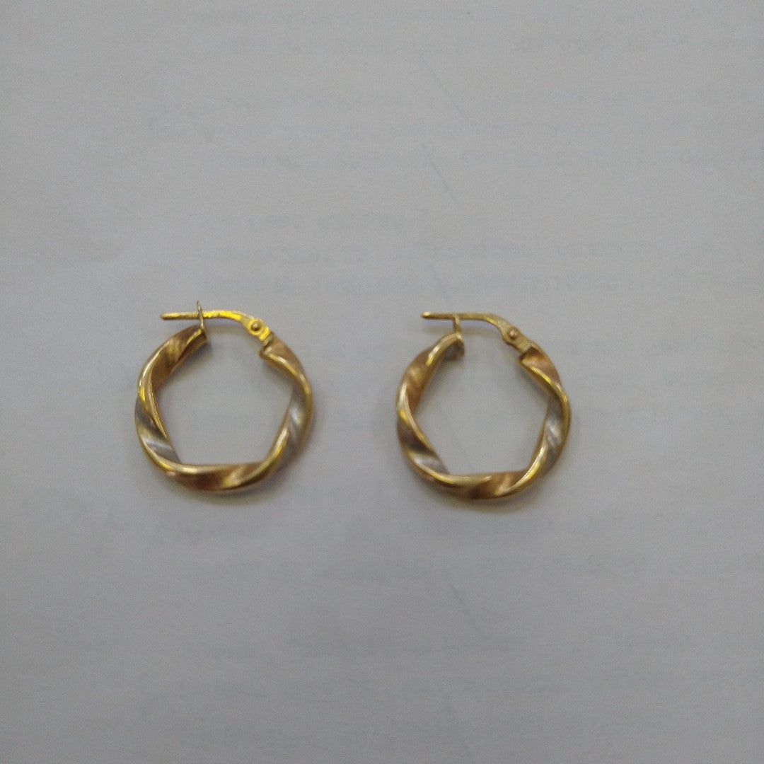 ARRACADAS PAR ORO 14 K 1,30 GRMS (SEMINUEVO)