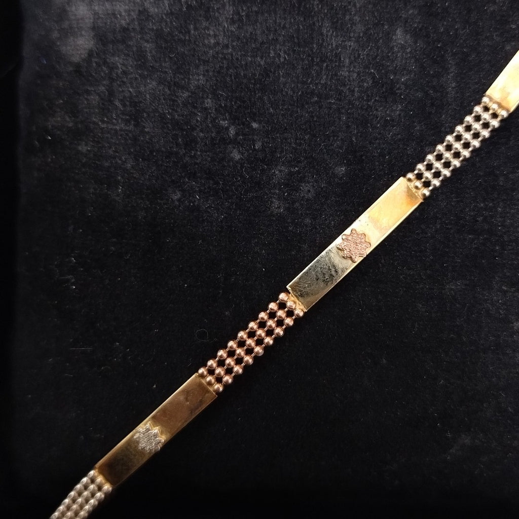 PULSERA ORO COMBINADO 10 K 5,00 GRMS (SEMINUEVO)