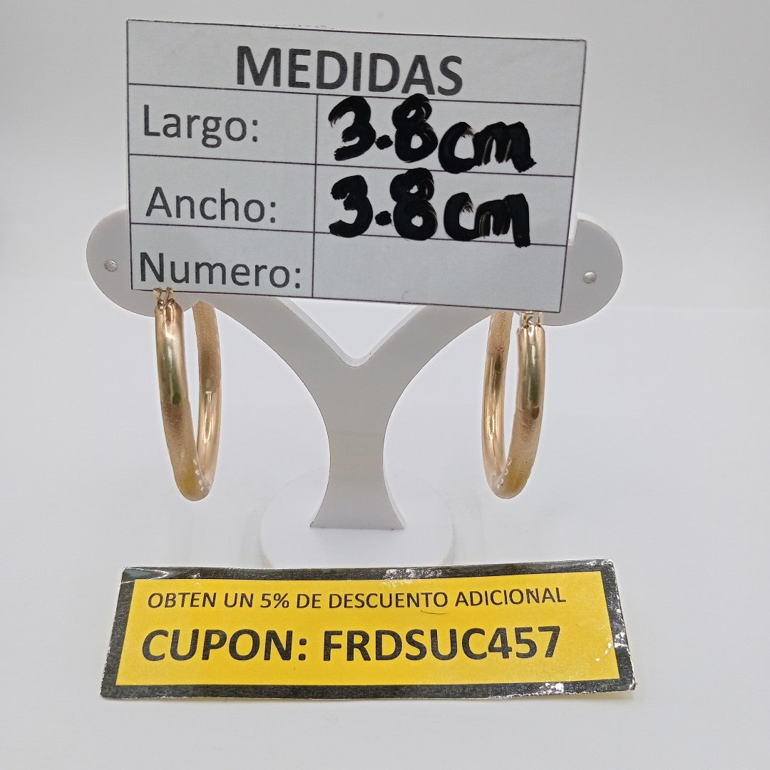 ARRACADAS PAR ORO 10 K 4,60 GRMS (SEMINUEVO)