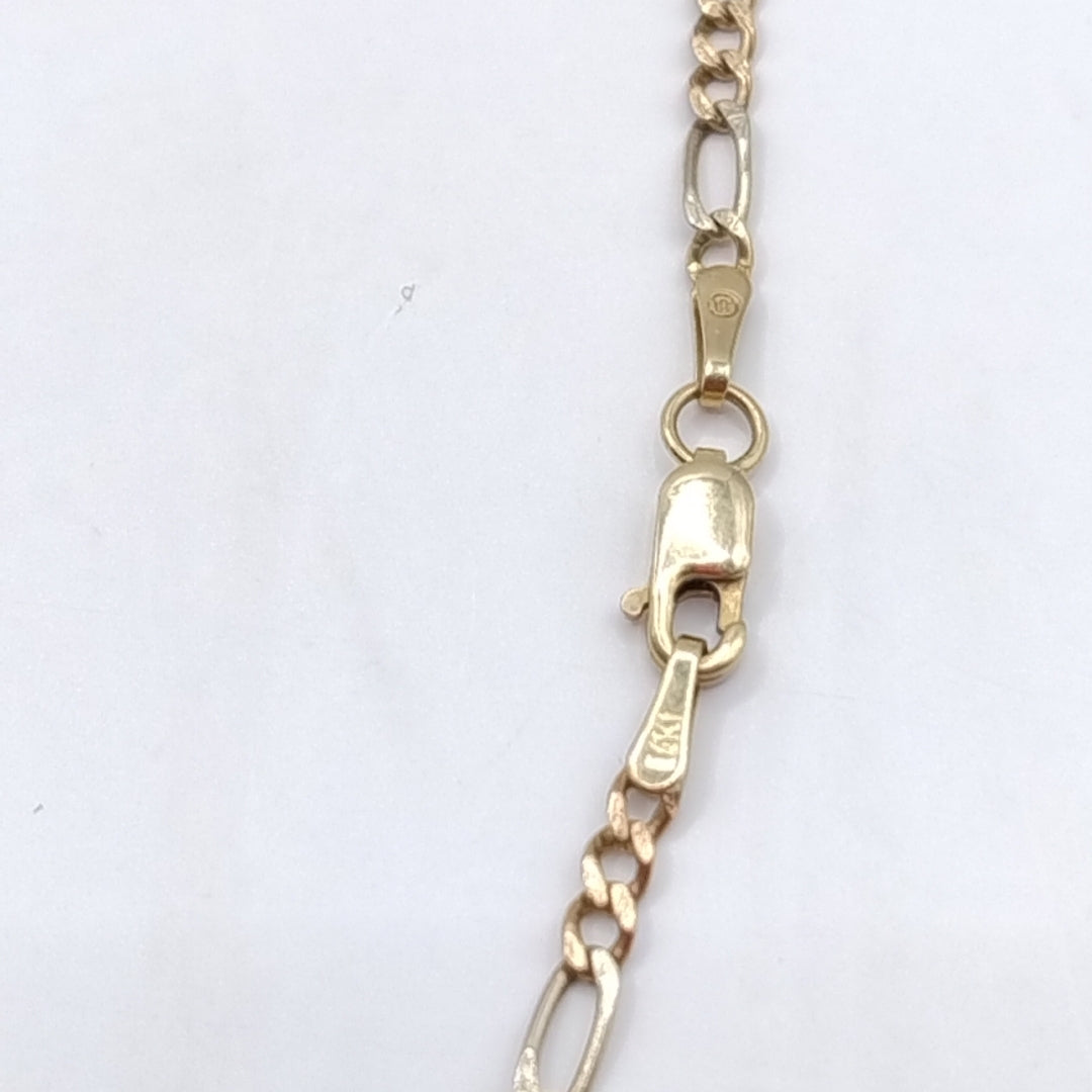 CADENA ORO COMBINADO 14 K 2,70 GRMS (SEMINUEVO)