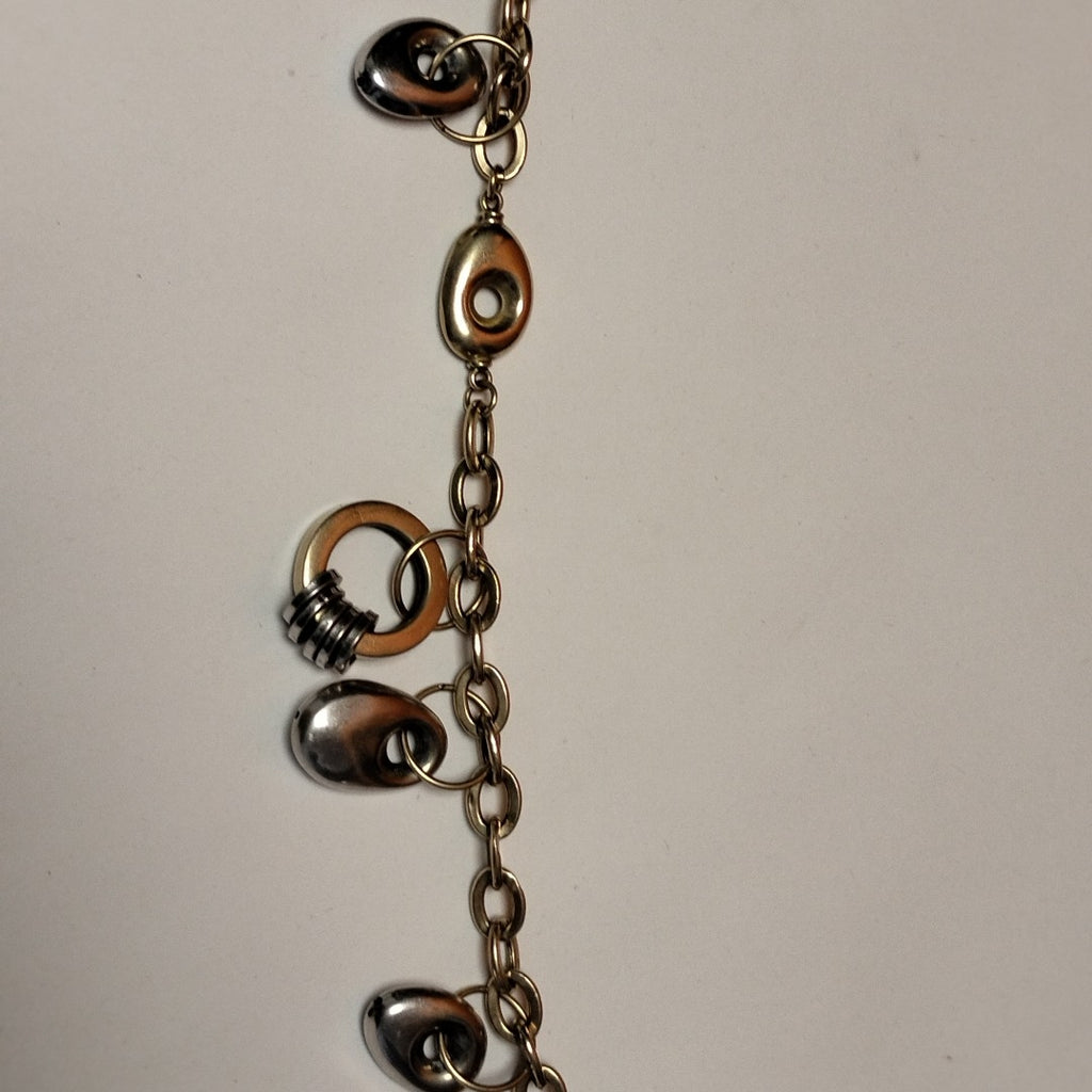 PULSERA ORO COMBINADO 14 K 14,20 GRMS (SEMINUEVO)