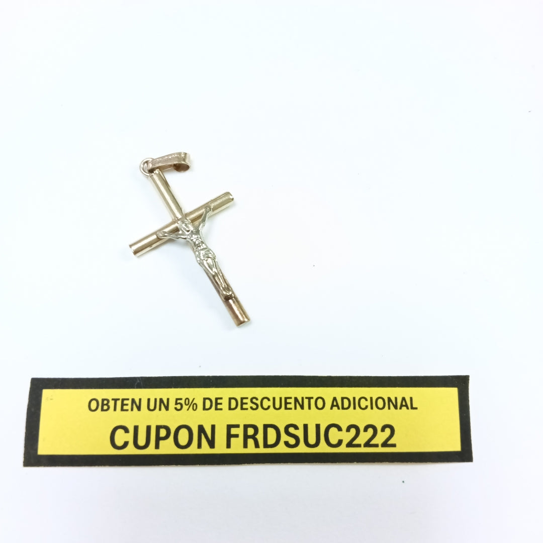 CRUCIFIJO ORO 10 K 1,40 GRMS (SEMINUEVO)