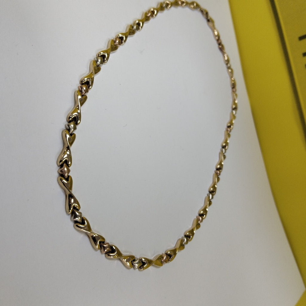 CADENA ORO COMBINADO 10 K 11,40 GRMS (SEMINUEVO)