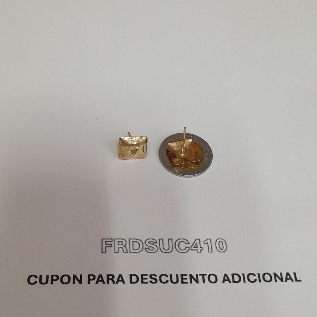 BROQUELES PAR ORO 10 K 1.1 GRMS (SEMINUEVO)