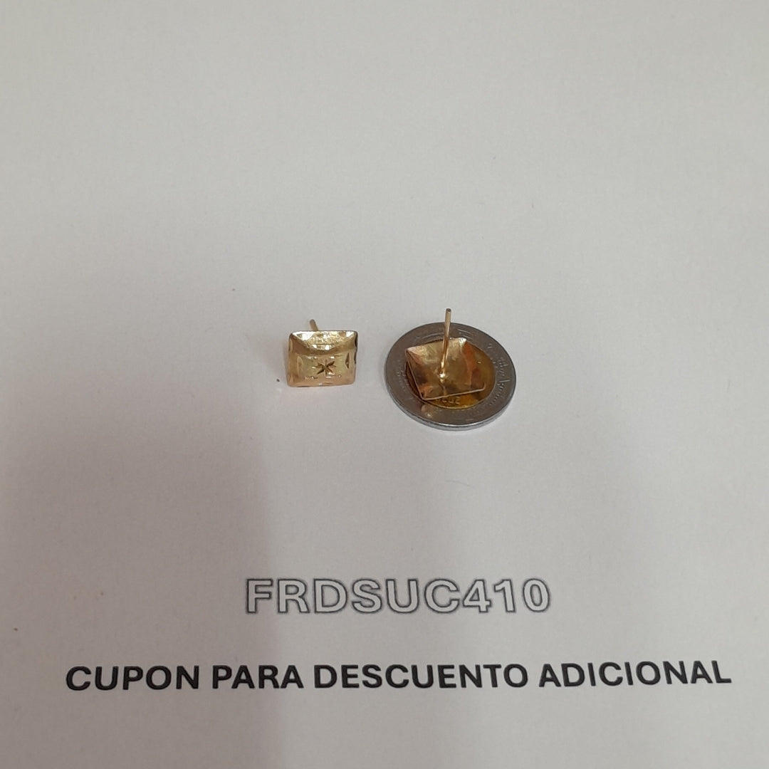 BROQUELES PAR ORO 10 K 1.1 GRMS (SEMINUEVO)
