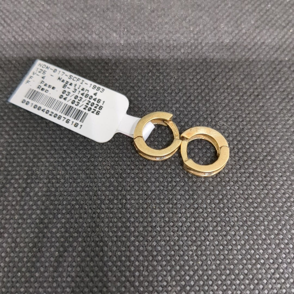 ARRACADAS PAR ORO 10 K 2.6 GRMS (SEMINUEVO)