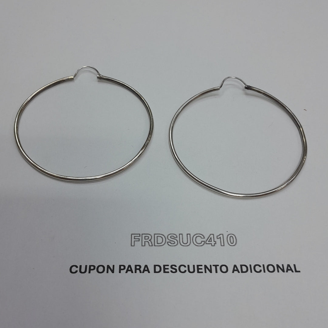 ARRACADAS PAR PLATA 7,70 GRMS (SEMINUEVO)