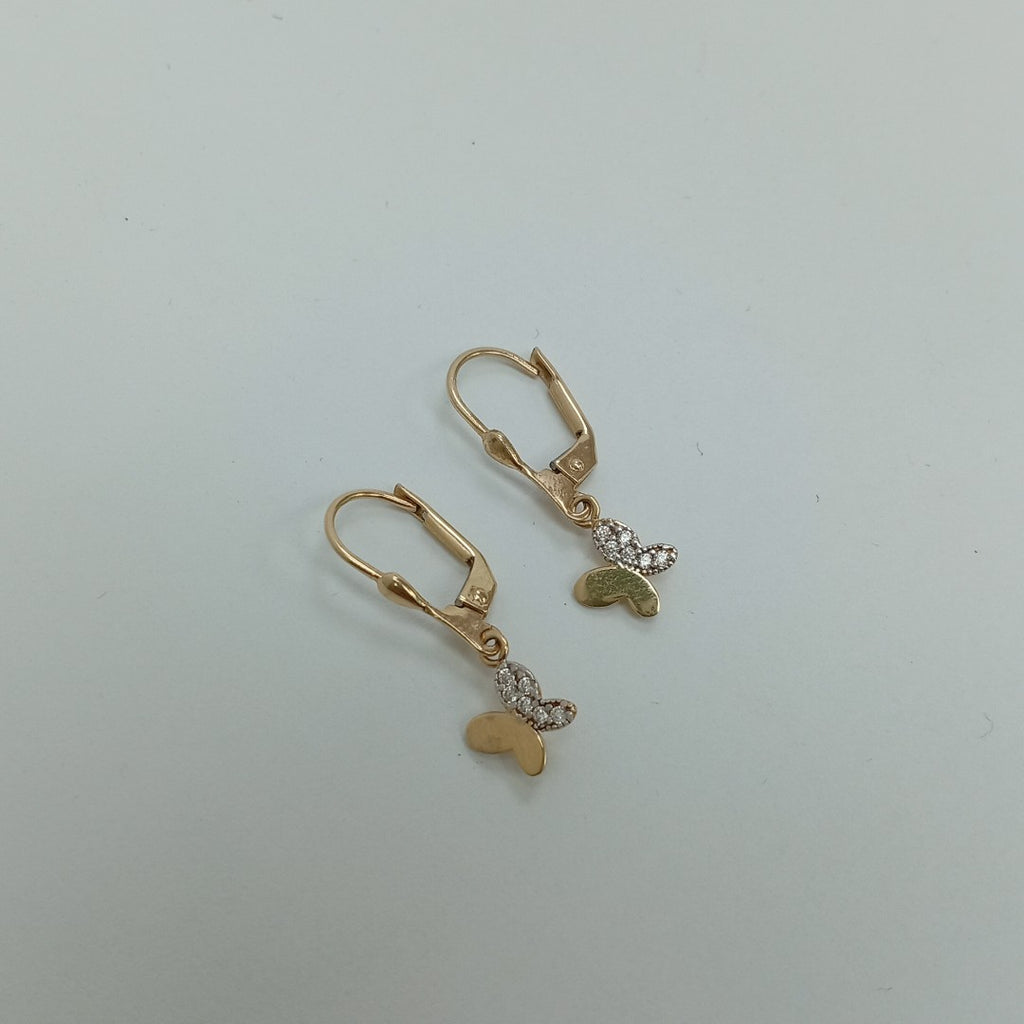 BROQUELES ORO 14K 1.8 (NUEVO)