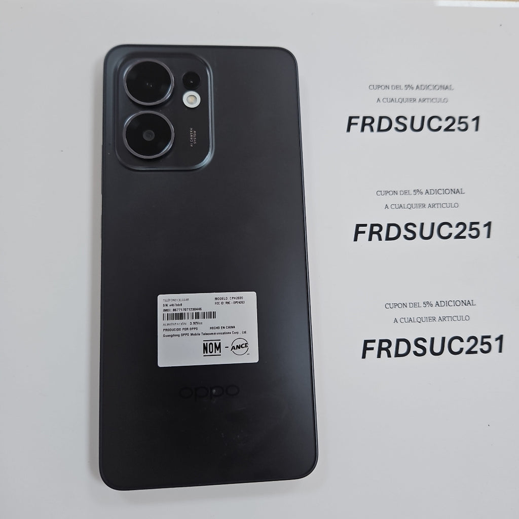 CELULAR OPPO  RENO 13F 5G CPH2699 (2025) 256 GB 12 GB RAM (SEMINUEVO)