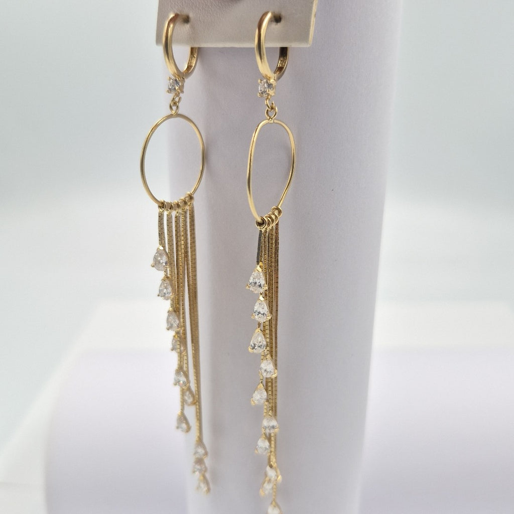 ARRACADAS PAR ORO 14 K 8.2 GRMS (SEMINUEVO)