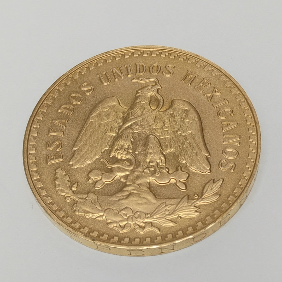 K1 41.6 GRMS 21 K IDENTIFICACIÓN MONEDA NOMINATIVA MONEDAS PESOS 50 PES (SEMINUEVO)