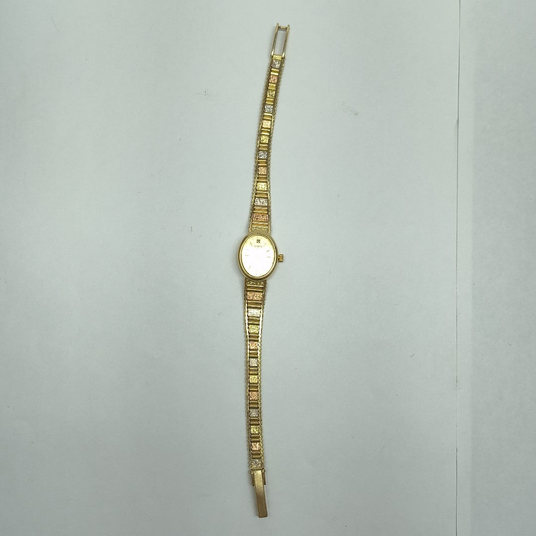 RELOJ CAJA Y PULSO ORO ORO COMBINADO 14 K 21,00 GRMS (SEMINUEVO)