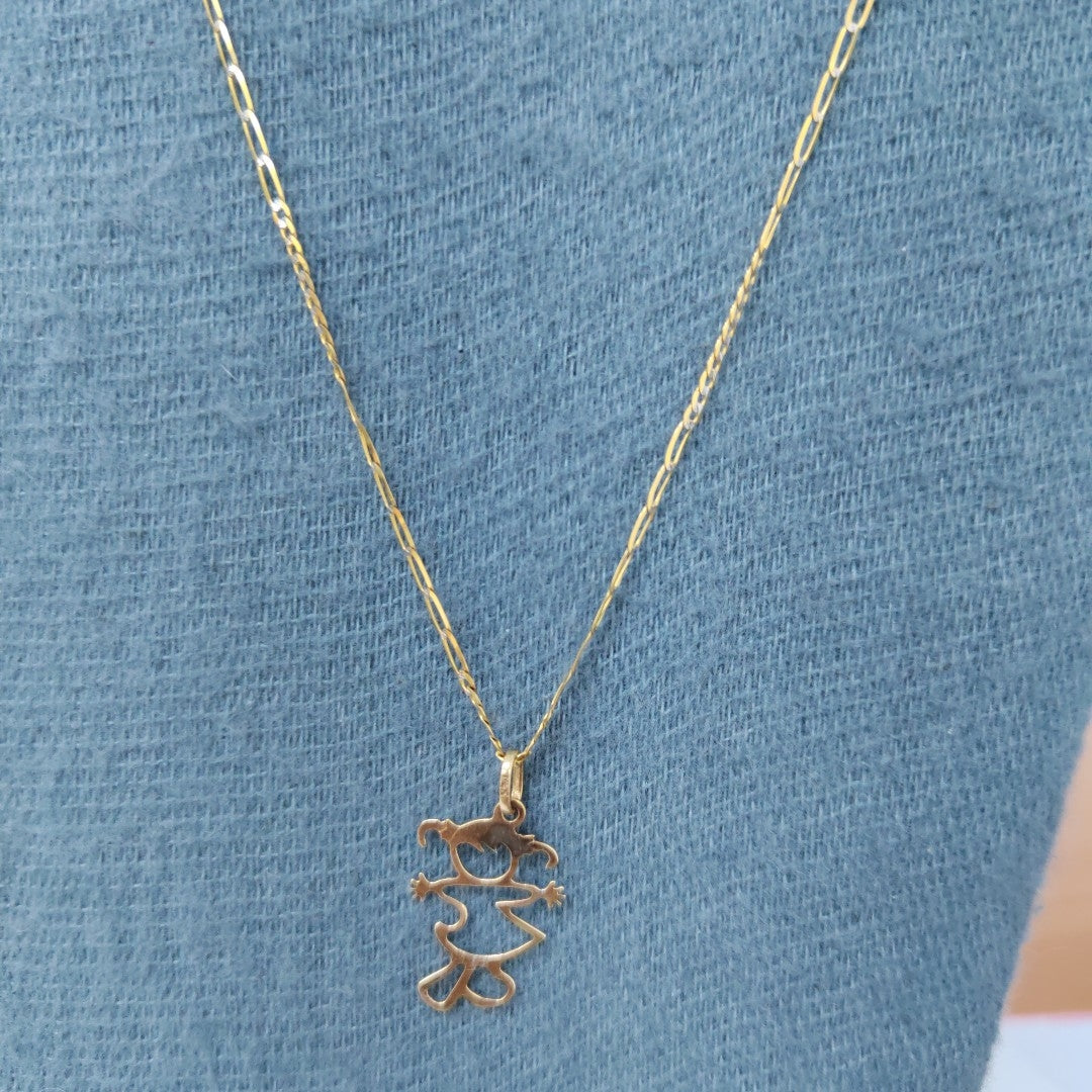 GARGANTILLA ORO 14 K 2,80 GRMS (SEMINUEVO)