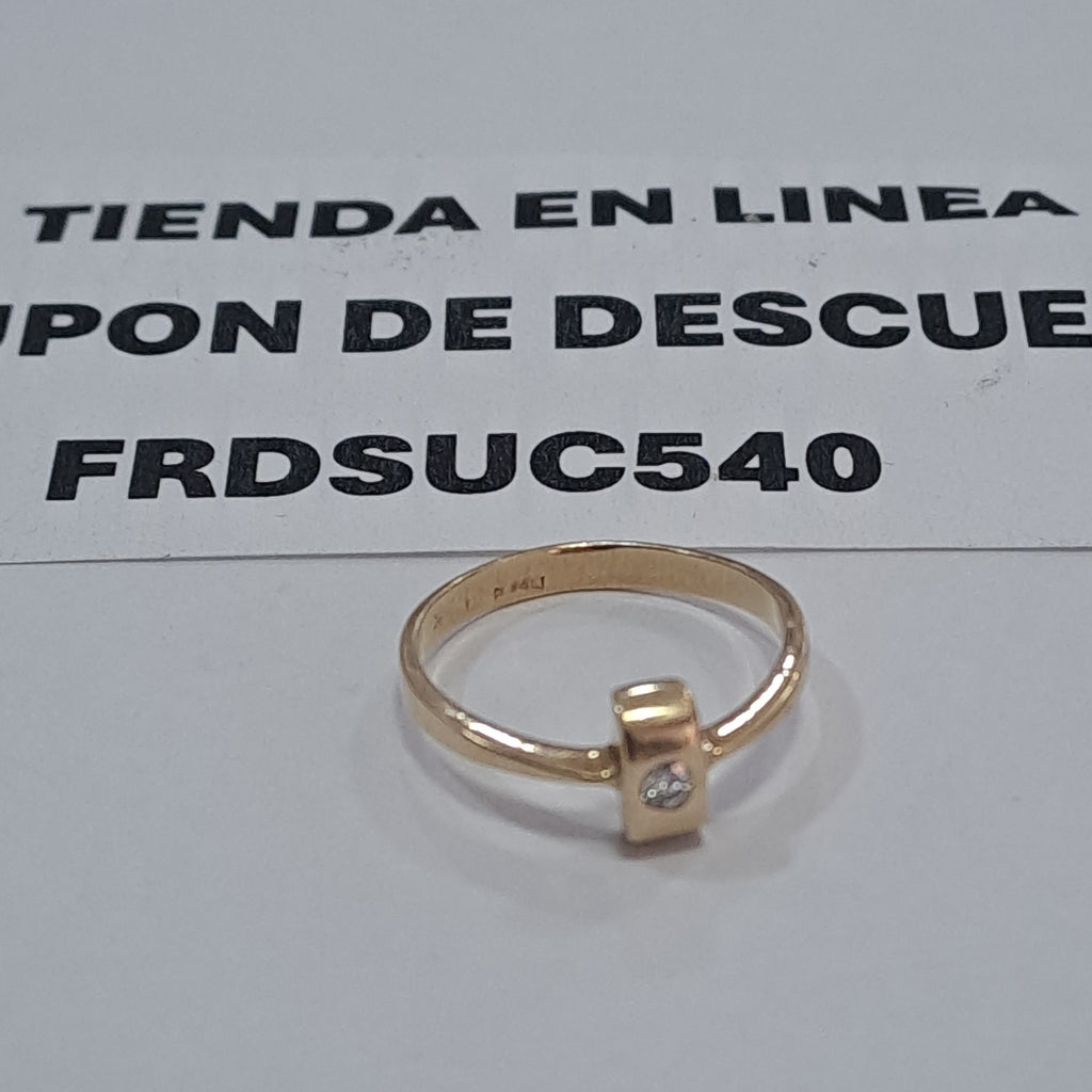 ANILLITO ORO 14 K 2.3 GRMS (SEMINUEVO)