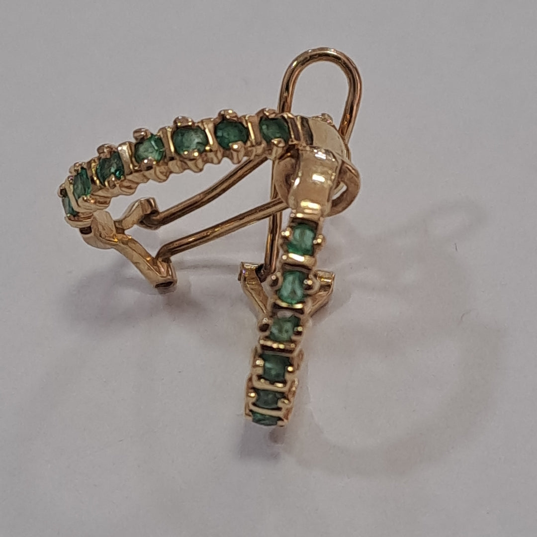 ARETES PAR ORO 14 K 3.9 GRMS (SEMINUEVO)
