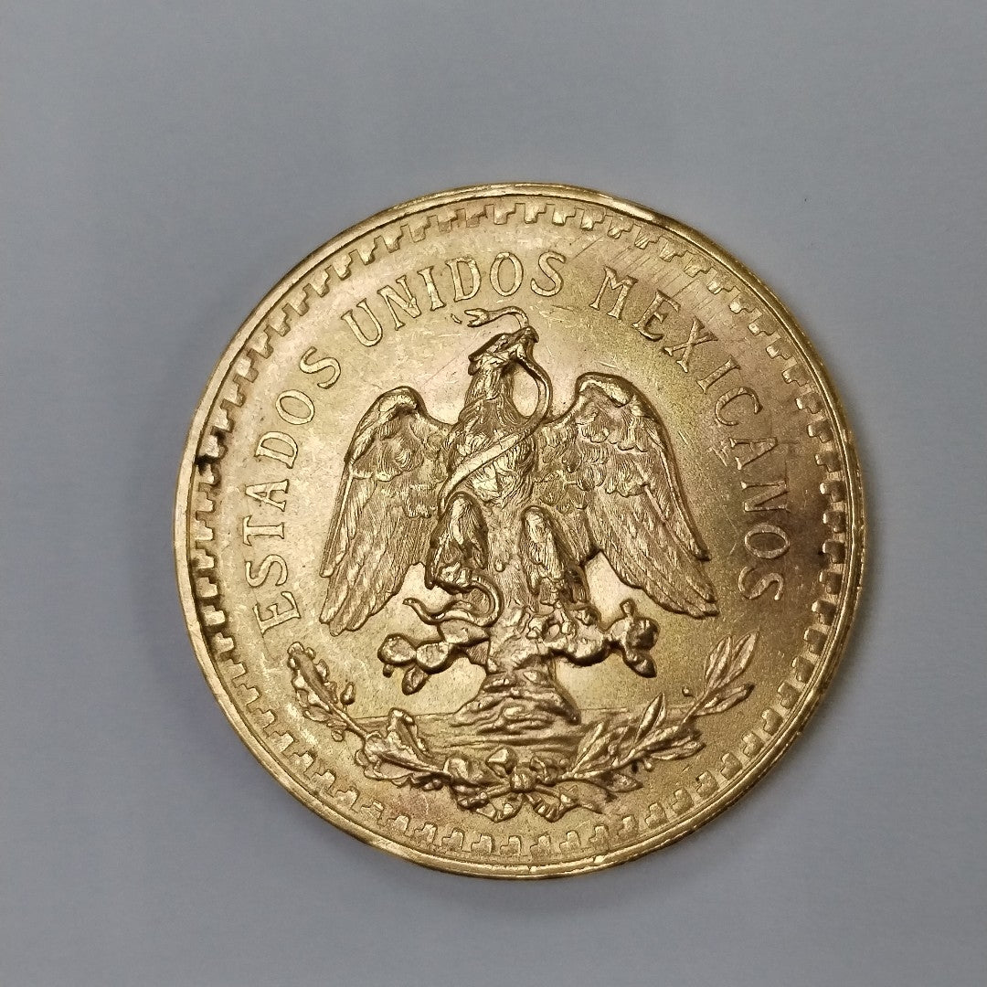K1 41,60 GRMS 21 K IDENTIFICACIÓN MONEDA NOMINATIVA MONEDAS PESOS 50 PESOS (SEMINUEVO)