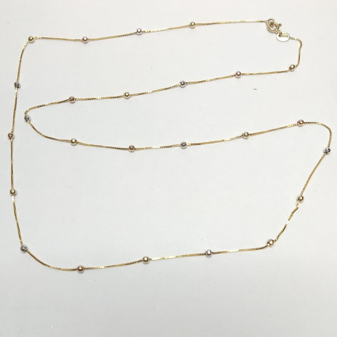 CADENA ORO 14 K 3,20 GRMS (SEMINUEVO)