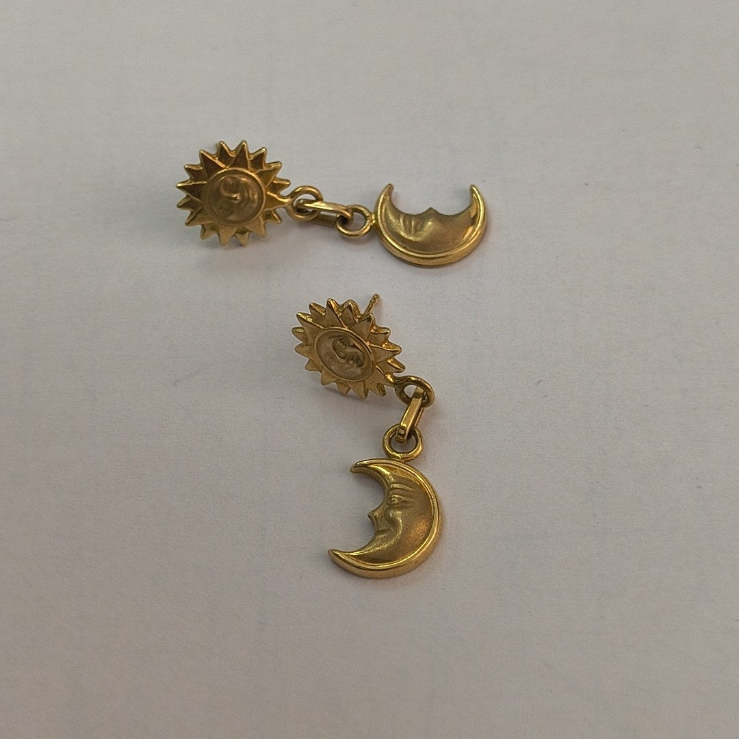 ARETES PAR ORO 14 K 3.3 GRMS (SEMINUEVO)