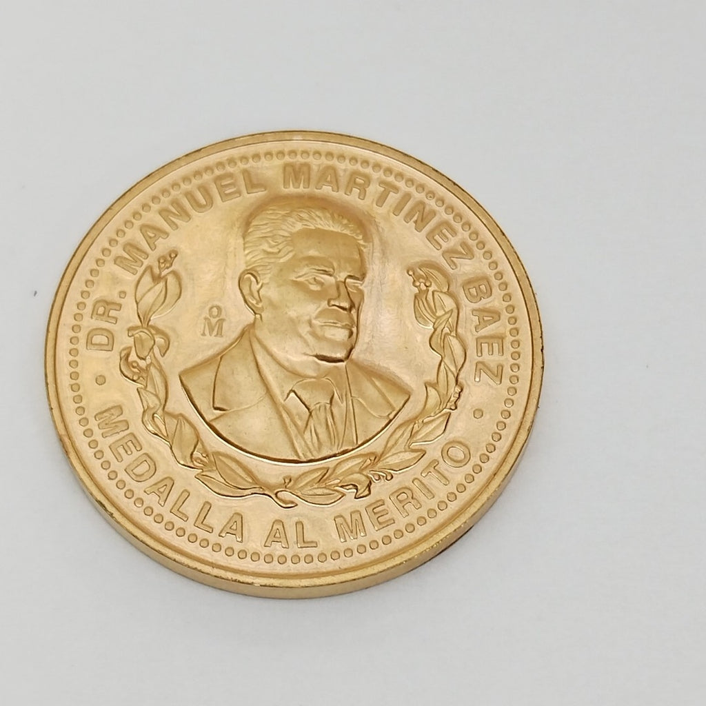 MEDALLA CONMEMORATIVA ORO 21 K 15.8 GRMS (SEMINUEVO)