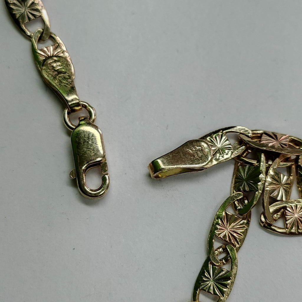 PULSERA MARINERA 4.5G 21 CM 14K (NUEVO)