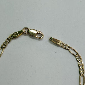 PULSERA ESPECIAL PAVE 1.9G 18 CM 14K (NUEVO)
