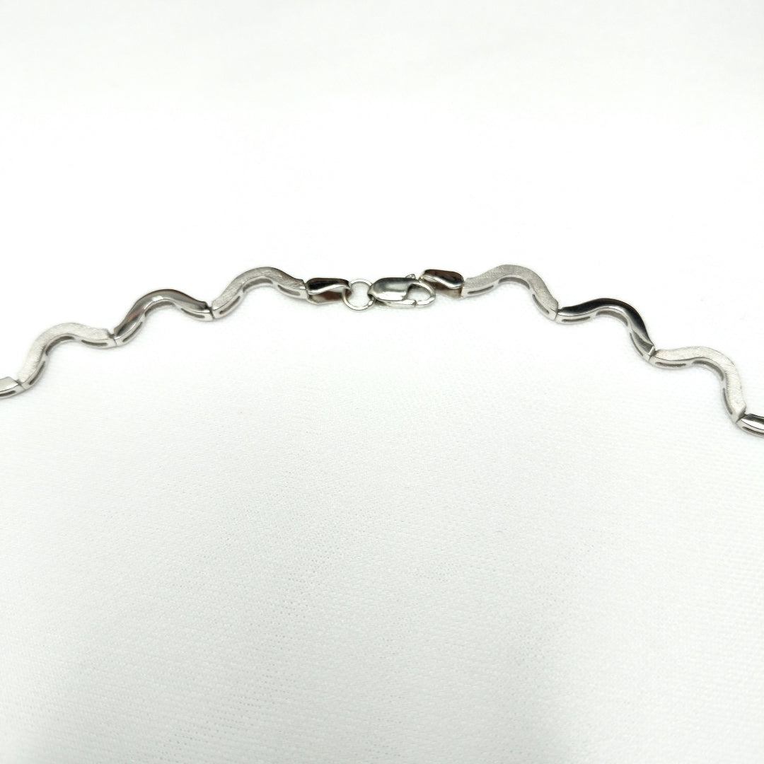 GARGANTILLA ORO, ORO BLANCO 14 K 11.2 GRMS (SEMINUEVO)