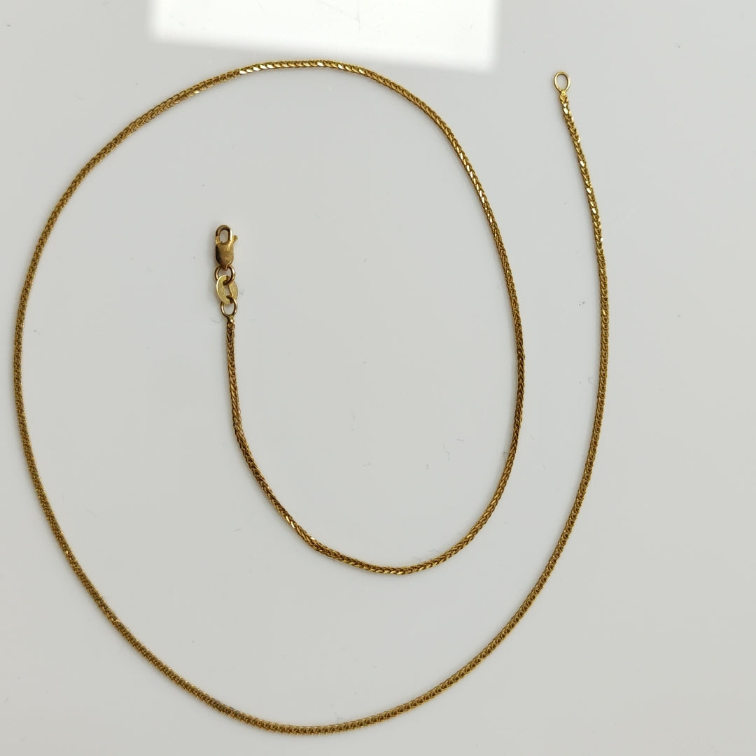 CADENA ORO 14 K 2.4 GRMS (SEMINUEVO)