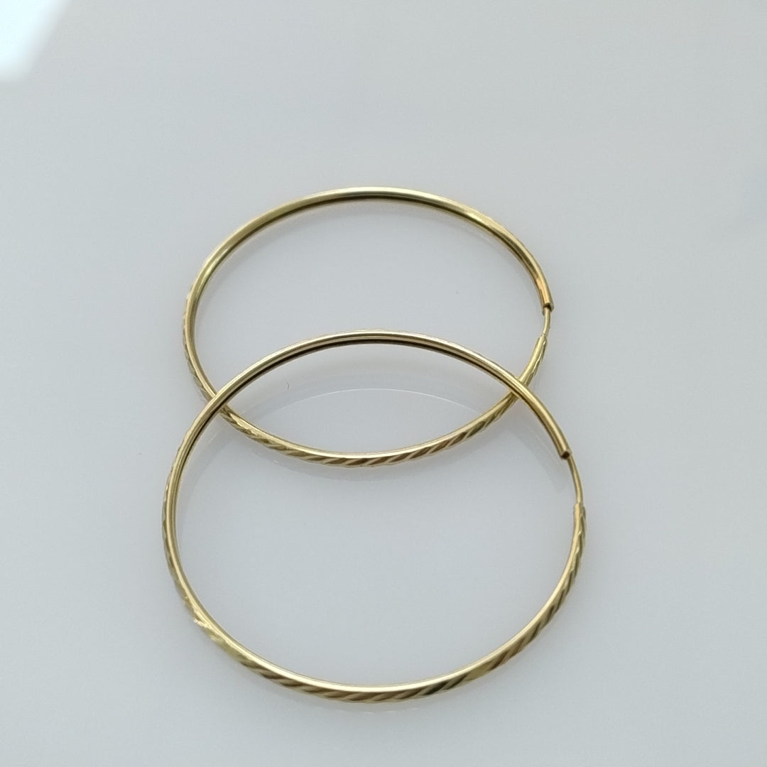 ARETES PAR ORO 14 K 1.7 GRMS (SEMINUEVO)