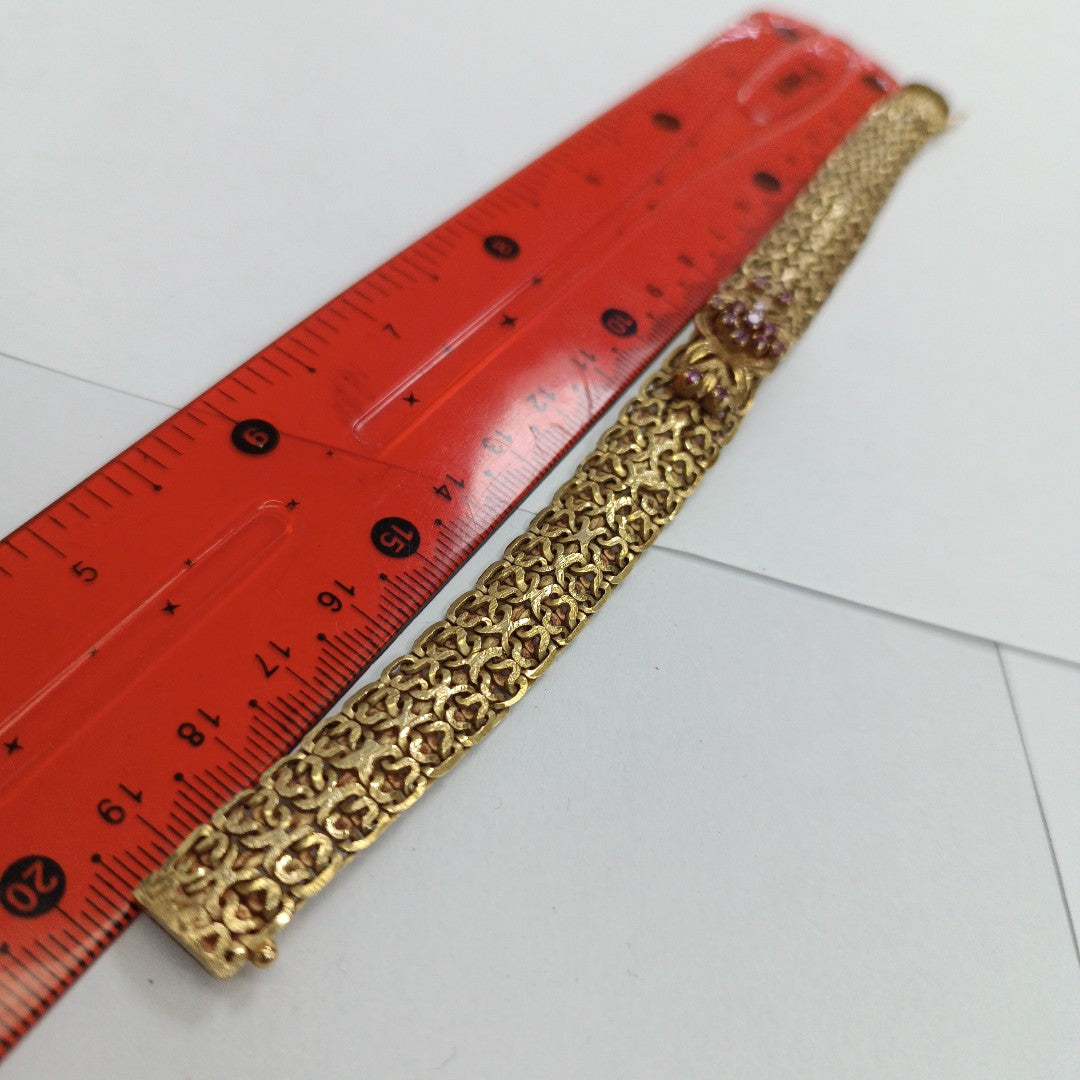 BRAZALETE ORO 18 K 30,60 GRMS (SEMINUEVO)