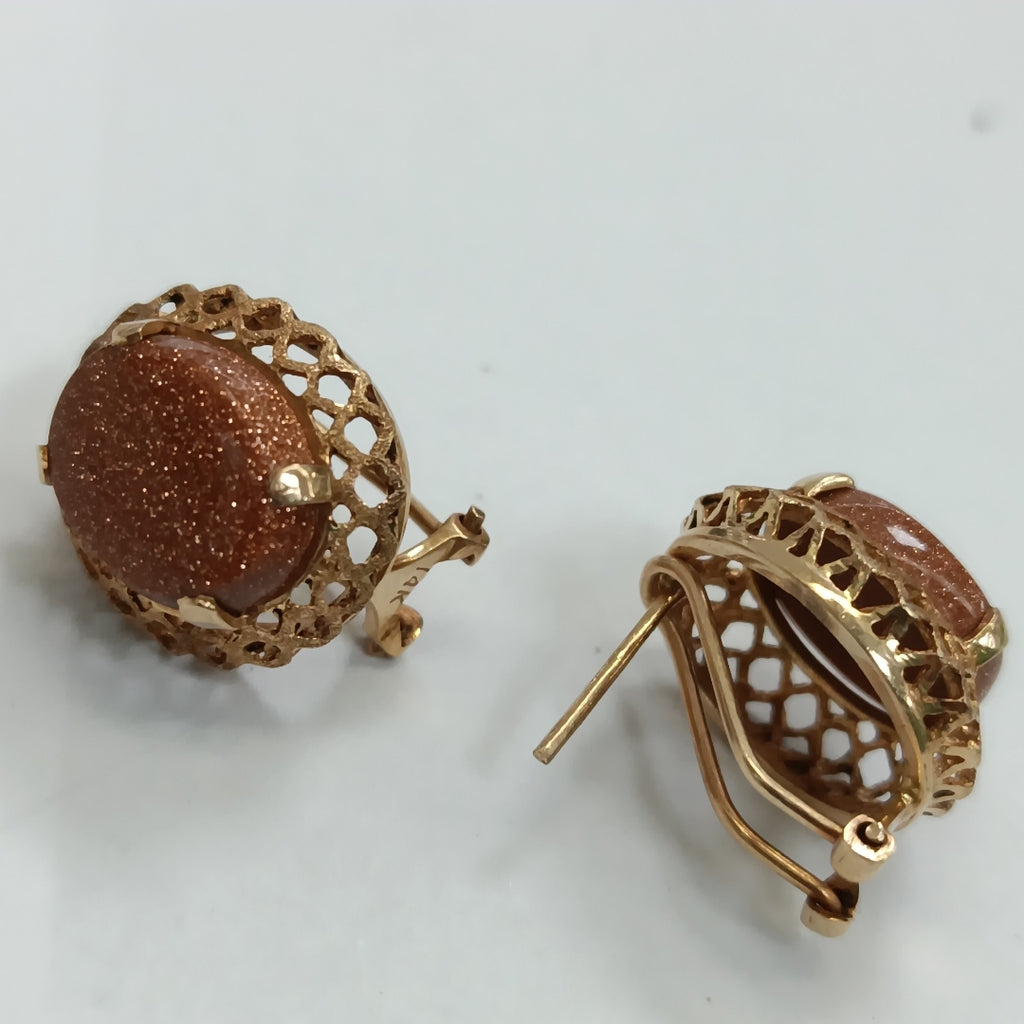 ARETES PAR ORO 14 K 5,50 GRMS (SEMINUEVO)