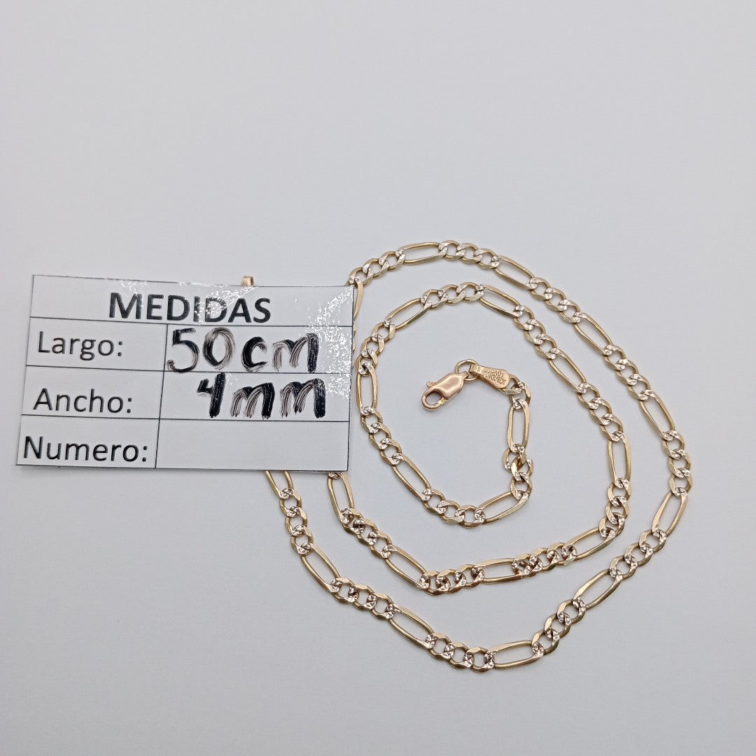CADENA ORO, RODIADO 10 K 10.3 GRMS (SEMINUEVO)