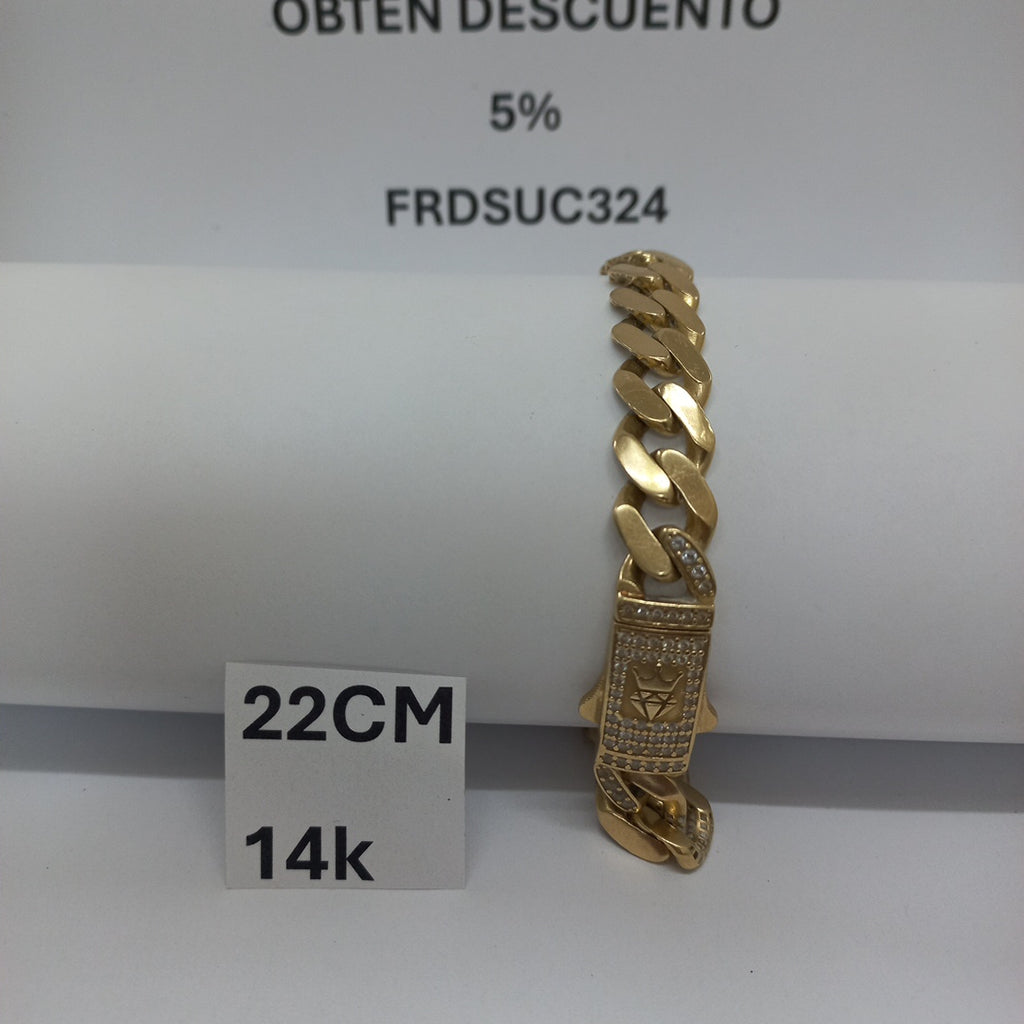 PULSERA ORO 14 K 21.5 GRMS (SEMINUEVO)