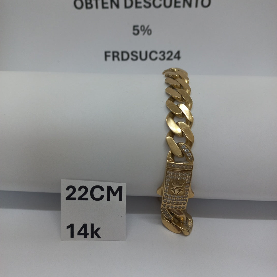 PULSERA ORO 14 K 21.5 GRMS (SEMINUEVO)