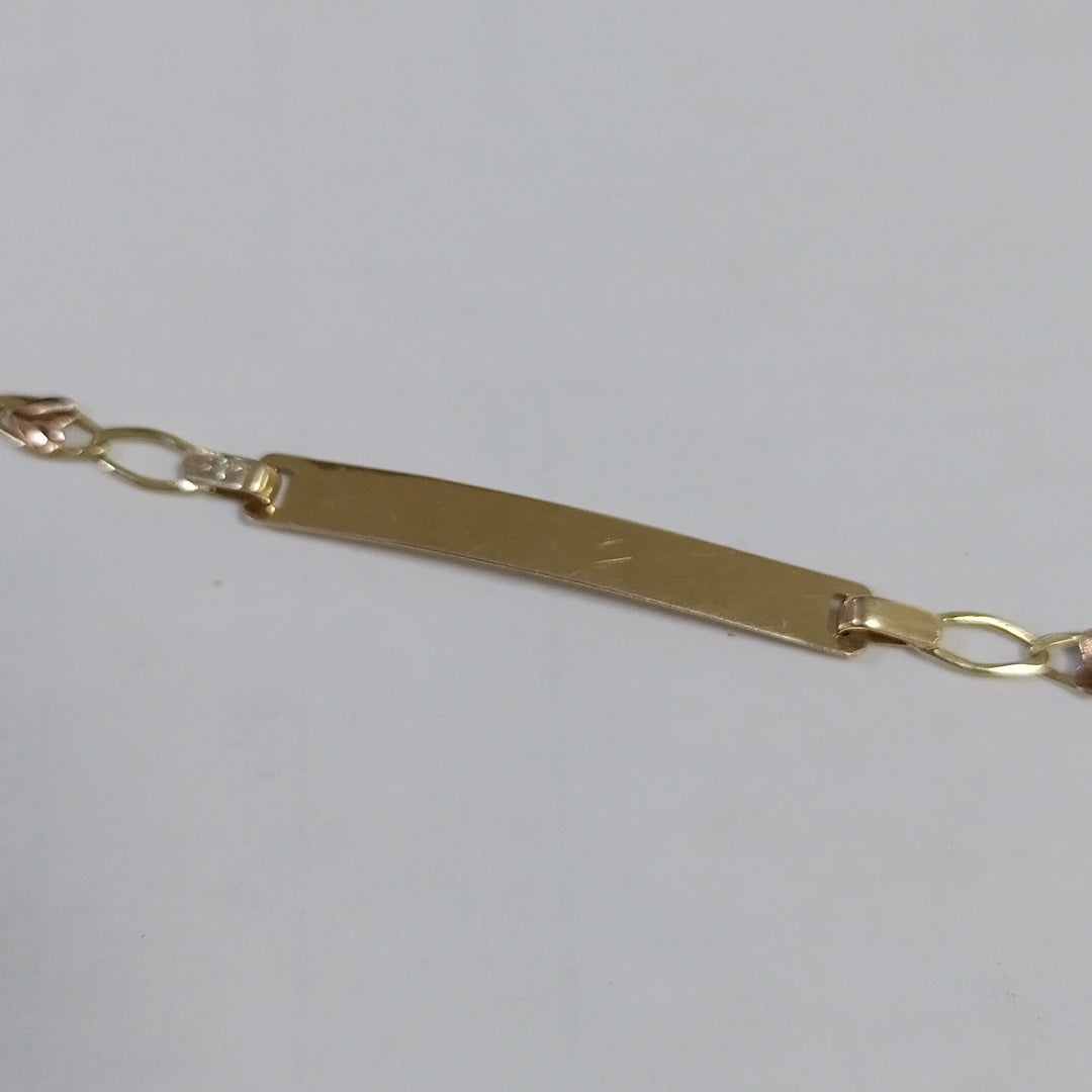 ESCLAVA ORO COMBINADO 10 K 2 GRMS (SEMINUEVO)